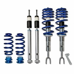 BlueLine Coilover Kit suitable for Audi A4 B6 and B7 Avant (8e) Quattro 1.8T, 3.0, 1.9TDI, 2.5TDI, except vehicles with height control or Sport-equipment