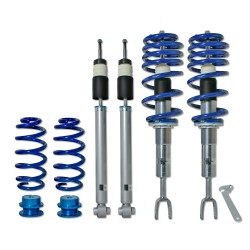 BlueLine Coilover Kit suitable for Audi A4 B6 and B7 (8e) Avant and Cabrio 1.6, 1.8T, 2.0, 2.0 FSI, 2.4, 3.0, 1.9TDI, 2.5TDI, except vehicles with four-wheel drive, height control or Sport-equipment
