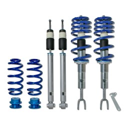 Suspension combiné fileté BlueLine Réglables - Amortisseurs filetés - Tuning Kit Complet - Qualité Allemande approprié pour Compatible av. A4 B6/ B7 (8e) Avant/ Cabrio 1.6/ 1.8T/ 2.0/ FSI/ 2.4/ 3.0/ 1.9TDI/ 2.0 TDI/ 2.5TDI Sans Quattro/ Sans Réglage de ni