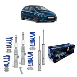 BlueLine Coilover Kit suitable for Fiat/Abarth (199) Grande Punto 2005-2009, Punto Evo 2009-2011 & Punto 2012-2018