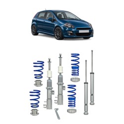 BlueLine Coilover Kit suitable for Fiat/Abarth (199) Grande Punto 2005-2009, Punto Evo 2009-2011 & Punto 2012-2018
