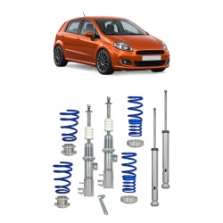 BlueLine Coilover Kit suitable for Fiat/Abarth (199) Grande Punto 2005-2009, Punto Evo 2009-2011 & Punto 2012-2018