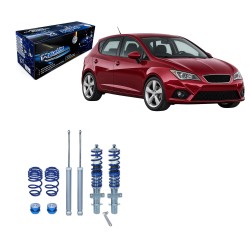 BlueLine Coilover Kit suitable for Seat Ibiza type 6J and 6P 1.2, 1.4, 1.6, 1.4 TDi, 1.6TDi, 1.9TDi year 2008 - 2017