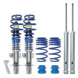 Suspension combiné fileté BlueLine Réglables - Amortisseurs filetés - Tuning Kit Complet - Qualité Allemande approprié pour Seat Ibiza/ Cordoba Typ (6L) 1.2/ 1.4/ 1.4 TDi/ 1.9SDi/ 1.9TDi, 01-, Tuning Kit Complet - Qualité Allemande