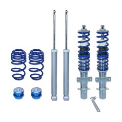 Blueline Coilover Kit suitable for Skoda Fabia 5J incl. station wagon  1.2 TSI / TDI 1.4, 1.4 TDI, 1.6, 1.6 TDI, 1.9TDI, 2.0TDI year 2007 - 2014