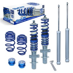 BlueLine Coilover Kit suitable for Audi A1 8X 1.2 TFSI, 1.4 TFSI, 1.6 TDI, 2.0 TDI year 2010 - 2014