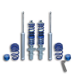 Suspension combiné fileté BlueLine Réglables - Amortisseurs filetés - Tuning Kit Complet - Qualité Allemande approprié pour Compatible av. A1 8X 1.2 TFSI/ 1.4 TFSI/1.6 TDI/ 2.0 TDI, 2010-, Tuning Kit Complet - Qualité Allemande