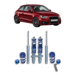 BlueLine Gewindefahrwerk passend für Audi A1 8X 1.2 TFSI, 1.4 TFSI, 1.6 TDI, 2.0 TDI Baujahr 2010 - 2014