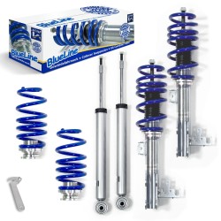 Suspension combiné fileté BlueLine Réglables - Amortisseurs filetés - Tuning Kit Complet - Qualité Allemande approprié pour Compatible av. Insignia Limo/ Sports Tourer OG-A 2WD 1.6/ 1.6 Turbo/ 1.8/ 2.0 Turbo/ 2.0 CDTI/ 2.0 Turbo/ 2.8 V6 Turbo, n.