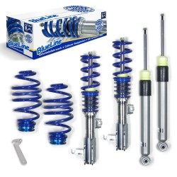 Suspension combiné fileté BlueLine Réglables - Amortisseurs filetés - Tuning Kit Complet - Qualité Allemande approprié pour Compatible av. Astra J Limo P-J 2WD 1.3 CDTi/ 1.4/ 1.4T/ 1.6/ 1.7 CDTi/ 2.0 CDTi, n.