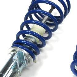 Suspension combiné fileté BlueLine Réglables - Amortisseurs filetés - Tuning Kit Complet - Qualité Allemande approprié pour Mercedes C- Klasse (W203) berline C180/ C200/ C220/ C230/ C240/ C270/ C280/ C320, 00-07, Coupé (CL203) C160/ C180/ C200/ C220/ C230