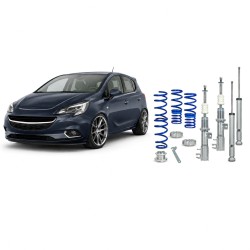 BlueLine Coilover Kit suitable for Opel Corsa E 1.0 Turbo, 1.4 16v, 1.3 CDTi year 2014-2019