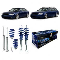 Blueline Coilover Kit suitable for Audi A4 B9 (8W) sedan/ Avant, for front strut diameter  48,6 mm and 53 mm ( adapter ), year 2015-, not for electric damper system