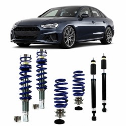 Blueline Coilover Kit suitable for Audi S4 B9 sedan, for front strut diameter  48,6 mm and 53 mm ( adapter ), year 2015-, not for electric damper system