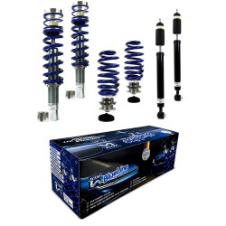 Blueline Coilover Kit suitable for Audi A4 B9 (8W) Avant Quattro for front strut diameter  48,6 mm and 53 mm ( adapter ), year 2015-, not for electric damper system