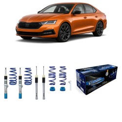 Kit Combiné Fileté BlueLine approprié pour Skoda Octavia IV Berline 2019+ (à barre de torsion)
