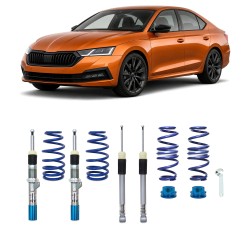 Kit Combiné Fileté BlueLine approprié pour Skoda Octavia IV Berline 2019+ (à barre de torsion)
