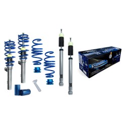 BlueLine Coilover Kit suitable for Skoda Octavia (5E) 1.4 TSI, 1.5 TSI, 1.8 TSI, 2.0 TSI, 2.0 TSI (RS), 1.6 TDI, 2.0 TDI, year 2012-2020, Ø 50/55 mm!! ( axle load FA 1160kg ) only for multilink rear suspension