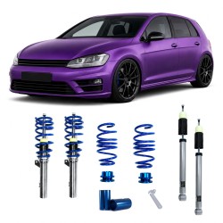 BlueLine Gewindefahrwerk passend für Golf 7 (AU/AUV/1K) 2.0 R 4 Motion ,GTI Clubsport,GTD  HA Mehrlenker (Multilink) passend für VW Golf 7 (AU/ AUV/ 1K) 2.0 R 4Motion, 2.0 Gti Clubsport, 2.0 Gti Clubsport S, GTI TCR, 2.0 R 360S, 2.0 GTD, 2012-2019, Ø 50/5