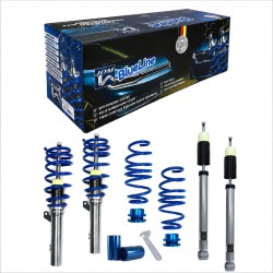 BlueLine Gewindefahrwerk HA Mehrlenker (Multilink) passend für VW Touran (1T) 1.0 TSI, 1.2 TSI, 1.4 TSI, 1.5 TSI, 2015-, Ø 50/55 mm!! (Achslast VA 1160 kg) nur passend bei HA Mehrlenker (Multilink), Gewinde/ Feder