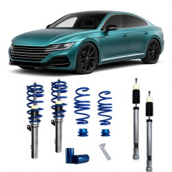 BlueLine Coilover Kit suitable for VW Arteon (3H) 1.5 TSI, 2.0 TSI 140KW, 2.0 TDI 110KW -147KW, year 2017-, Ø 50/55 mm!! ( axle load FA 1160kg ) only for multilink rear suspension