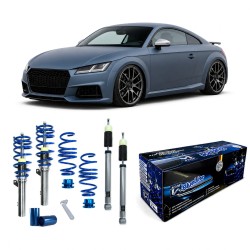 BlueLine Coilover Kit suitable for Audi TT, TTS, TT RS (FV) 8J/ 8J1, year 2014-2018, Ø 50/55 mm!!  ( axle load FA 1200kg ) only for multilink rear suspension