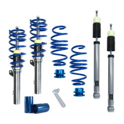 BlueLine Coilover Kit suitable for Seat Leon (5F) Cupra, year 2012-2020, Ø 50/55 mm!! ( axle load FA 1200kg ) only for multilink rear suspension