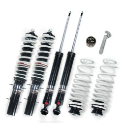 NJT eXtrem Coilover Kit suitable for VW Golf 4, Golf 4 Bora and Variant (1J) year 1997 - 2006, except vehicles with four-wheel drive