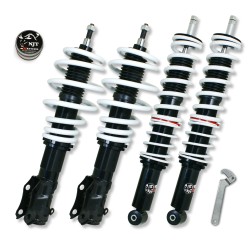 Kit suspension combiné fileté, NJT eXtrem - Qualité Allemande approprié pour VW Polo 6N, 6N2 Facelift and Variant year 1999 - 2002