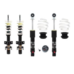 Suspension combiné fileté JOM - Amortisseurs filetés / filetés - Qualité Allemande. approprié pour VW Transporter T5 incl. 4Motion type 7H 2.0, 3.2 V6, 1.9TDi, 2.0TDi / BiTDi, 2.5TDi, Mod. 2003-