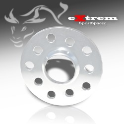 Wheel spacers, NJT eXtrem SportSpacer, 20mm 5/100/112, Audi/Bentley/Chrysler/Ford/Seat/Skoda/VW, NLB 57,1 mm, with hub-locating ring