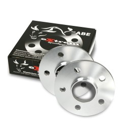 Cales Elargisseurs de voies 20mm (paire) - 10mm (épaisseur par Cale) Entraxe 5/112, Alésage central 66,6 mm, Av. Centrage approprié pour Chrysler/Mercedes/ Audi/ VW