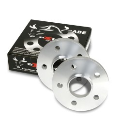 Cales Elargisseurs de voies 40mm (paire) - 20mm (épaisseur par Cale) Entraxe 5/112, Alésage central 66,6 mm, Av. Centrage approprié pour Chrysler/Mercedes/ Audi/ VW