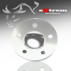 Cales Elargisseurs de voies 20mm (paire) - 10mm (épaisseur par Cale) incl. boulonnerie Entraxe (LK) 5x120 Alésage 65,1mm approprié pour Pour VW Amarok (2H,2HS)