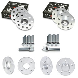 Cales Elargisseurs de voies 20mm (paire) - 10mm (épaisseur par Cale) incl. boulonnerie  | Entraxe 120/5 | Alésage central 72,6| approprié pour  BMW 2 ème F22, F23