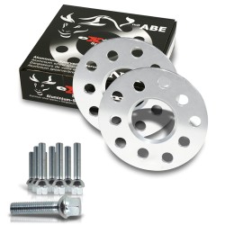Wheel spacer kit 10mm incl. wheel bolts suitable for  Audi S3 (8V)