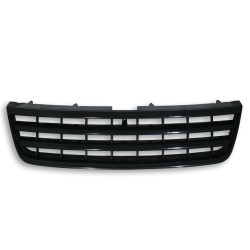 calandre de radiateur sans sigle  (modèle avant facelift), Noir - Qualité allemande approprié pour VW Touareg (7L) year 2002 - 2006 (before Facelift)