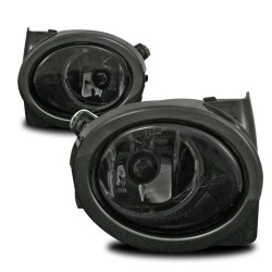 Feux anti-brouillard, rond, entourage inclu, face lisse fumée approprié pour BMW E46 M3 Mod.1998- 2007 et E39 M5 Mod 1998-2005