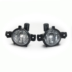 Fog lights clear glass suitable for BMW 1 series E81, E82, E87, E88, X1 E84, X3 E83 and X5 E70