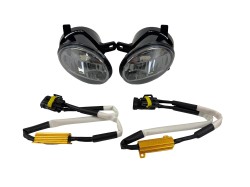 VOLL LED Nebelscheinwerfer smoke schwarz für Audi A4 B8 07-11 A6 4F 08-11 Q5 passend für Audi A4 B8 Limo 8K2/ Avant 8K5  Bj. 2007-2011, Audi A6 Limo 4F2/ Avant A6 4F5 Bj. 2008-2011, Audi Q5 8R Bj. 2008-2017, Seat Exeo 3R2/ Seat Exeo ST 3R5 Bj. 2008-2013