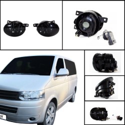 Fog lights smoke suitable for VW T5 Transporter/Multivan/Pritsche (Bus,Kasten) nur Faceliift ab Bauj.09/2009-2015