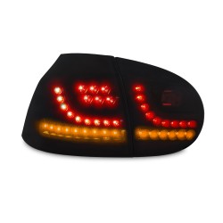 New Design LED Rückleuchten schwarz mit Dynamik Blinker passend für VW Golf 5 Bj. 03 - 08