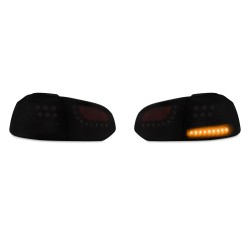 New Design LED rear lights black with dynamic indicator suitable for VW Golf 6 year 08-12