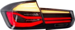 Feux arrière, avec barre lumineuse LED, avec clignotants dynamiques séquentiels LED approprié pour BMW F30 berline, 2011-2019