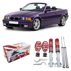 Redline Gewindefahrwerk passend für BMW E36 4 und 6 Zylinder inkl. Touring-Modelle Baujahr 6.1992 - 2000