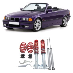 Redline Gewindefahrwerk passend für BMW E36 4 und 6 Zylinder inkl. Touring-Modelle Baujahr 6.1992 - 2000