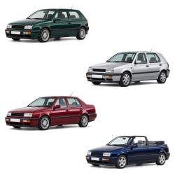 Redline Gewindefahrwerk passend für VW Golf 3, Vento Baujahr 10.1991 - 9.1997 (1HXO), Golf 3 Cabrio (1EXO) inkl. VR6, nicht passen bei Variant- und Allrad-Modellen