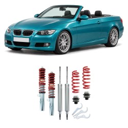 Kit Combiné Fileté RedLine approprié pour BMW Série 3 E90 2005-2011, E91 2005-2012, E92 2006-2013, E93 2007-2013