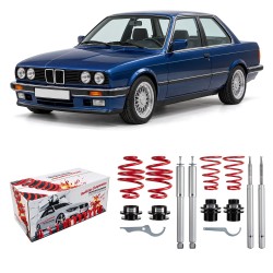Redline Gewindefahrwerk passend für BMW E30 316/316i/318i/320i/323i/325i/324D/TD, 11.82-1.91, nur 51 mm Federbein