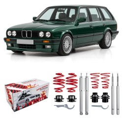 Redline Coilover Kit suitable for BMW E30 Touring/ Cabrio 316/316i/318i/320i/323i/325i/324D/TD, 5.86-5.93, only for 51 mm front strut